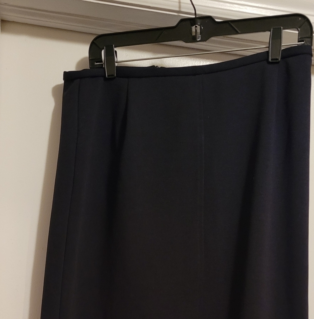 Basic Equipment Black  Pencil Skirt. Size 14